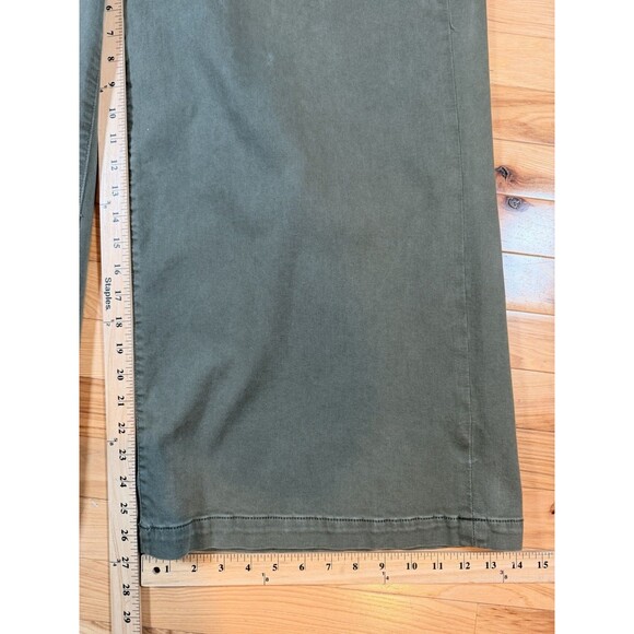 NWT Paige Carly High-Rise Wide-Leg Jeans Ivy Green Women's Size 20W MSRP $225 - Picture 10 of 11